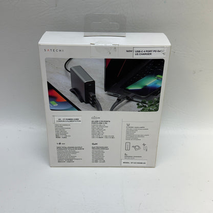 New Satechi 165W USB-C 4-Port GAN Desktop Charger Hub ST-UC165GM-US