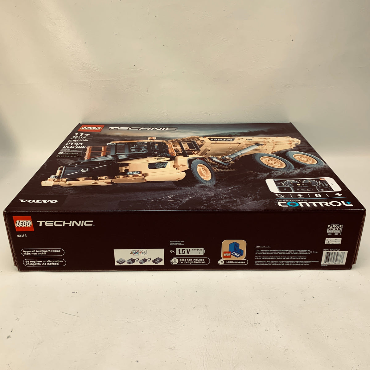 New LEGO Technic 6X6 Volvo Articulated Hauler 42114 RETIRED