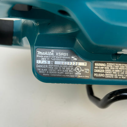 Makita XSR01 36V Brushless Cordless Rear Handle 7-1/4 in. Circular Saw
