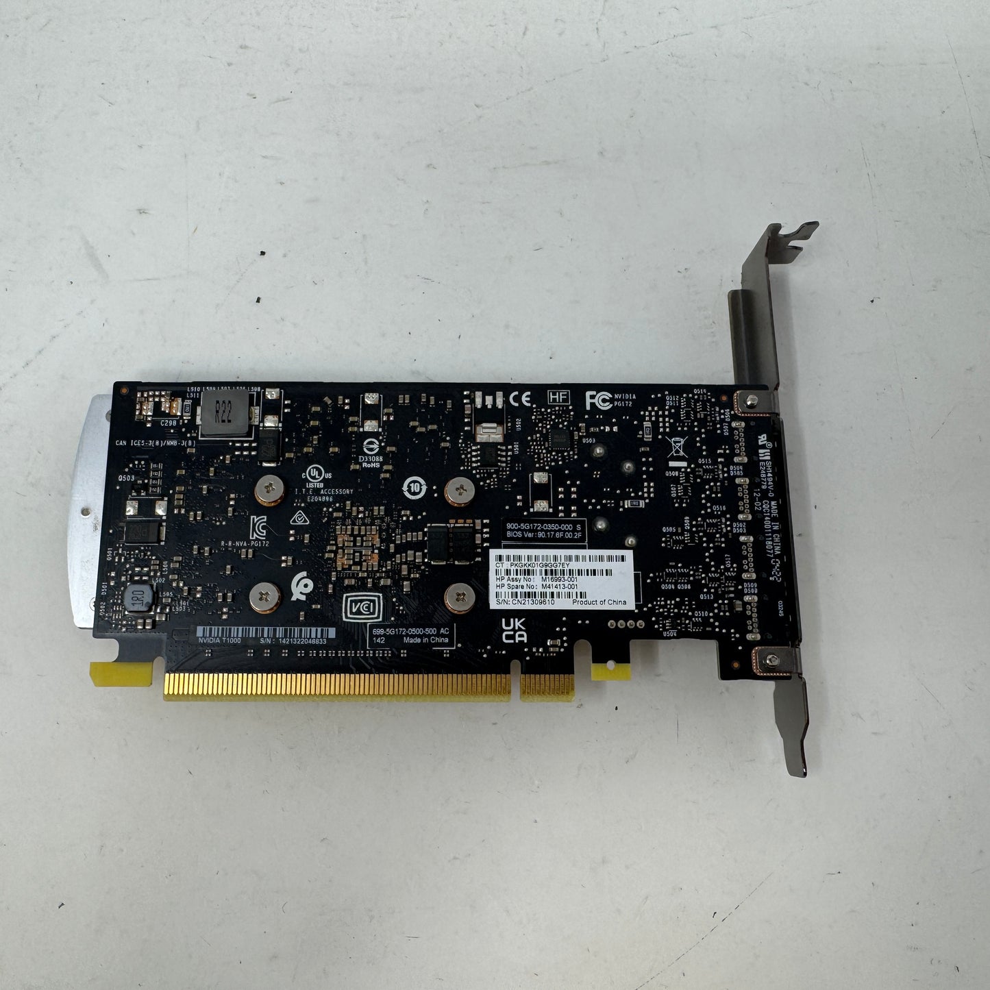 HP NVIDIA T1000 4GB GDDR6 Workstation GPU M41413-001
