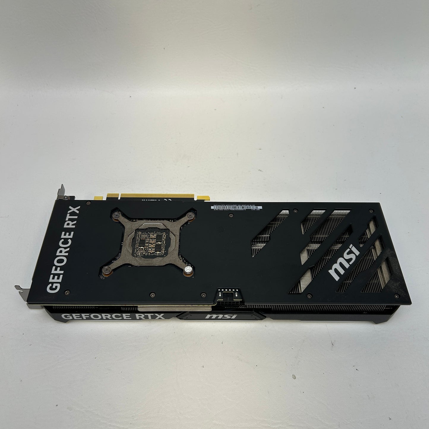 MSI GeForce RTX 4070 Super Ventus 3X OC 12GB GDDR6X Graphics Card