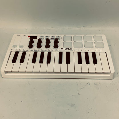 M-VAVE SMK-25 25-Key USB MIDI Keyboard Controller White