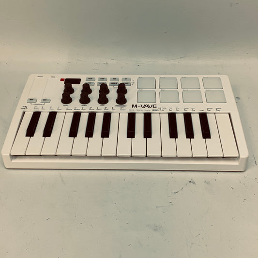 M-VAVE SMK-25 25-Key USB MIDI Keyboard Controller White