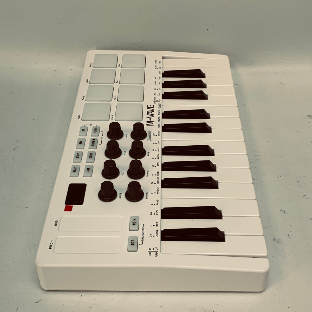 M-VAVE SMK-25 25-Key USB MIDI Keyboard Controller White