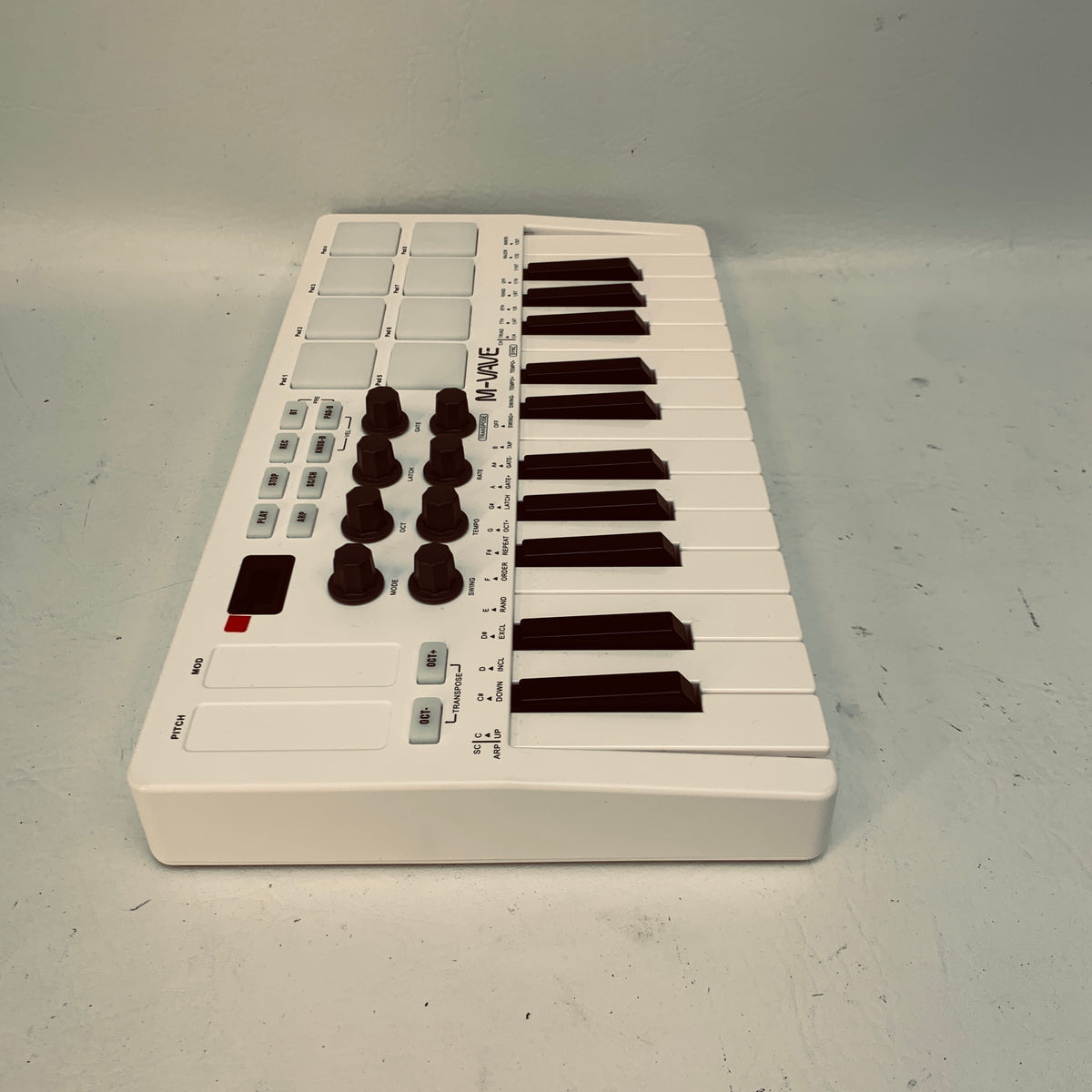 M-VAVE SMK-25 25-Key USB MIDI Keyboard Controller White