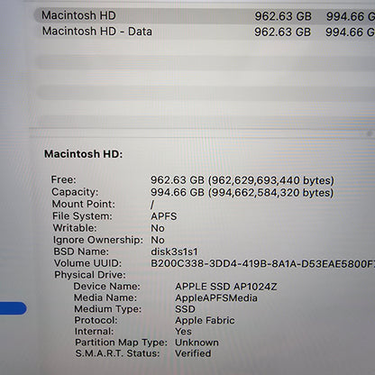 2024 Apple MacBook Pro 14" M4 Pro 20C GPU 4.5GHz 24GB RAM 1TB SSD A3401