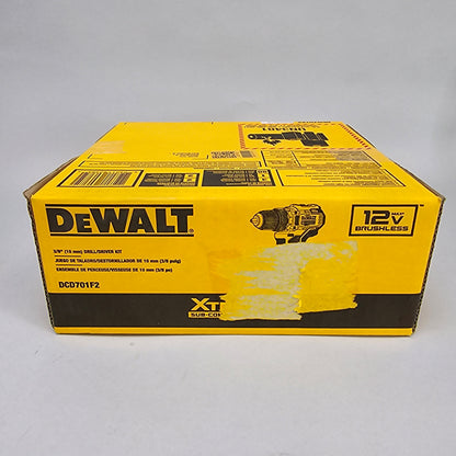 New DeWalt DCD701F2 12V Max 3/8" Drill / Driver Kit