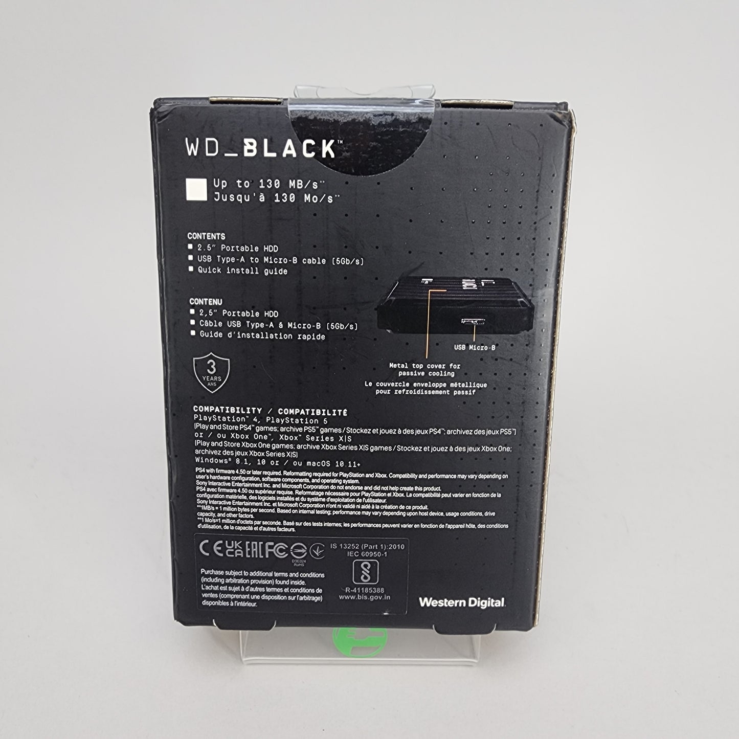 New Western Digital WD 2.5" WD_Black P10 4TB External HDD WDBA3A0040BBK