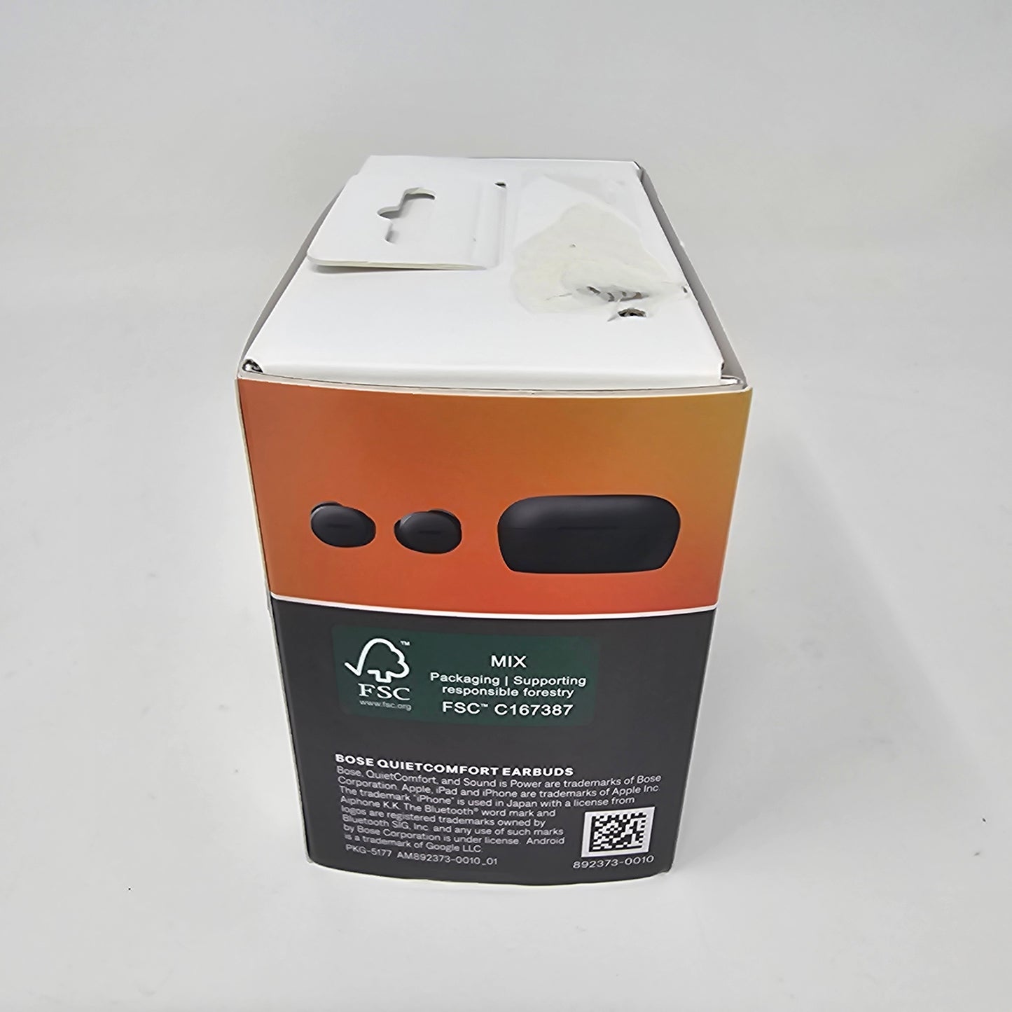 New Bose QuietComfort Noise Cancelling Bluetooth Earbuds Black