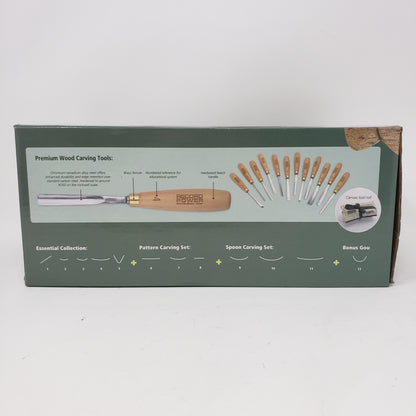 New Record Power Comprehensive Collection 12 Piece Carving Set  50001