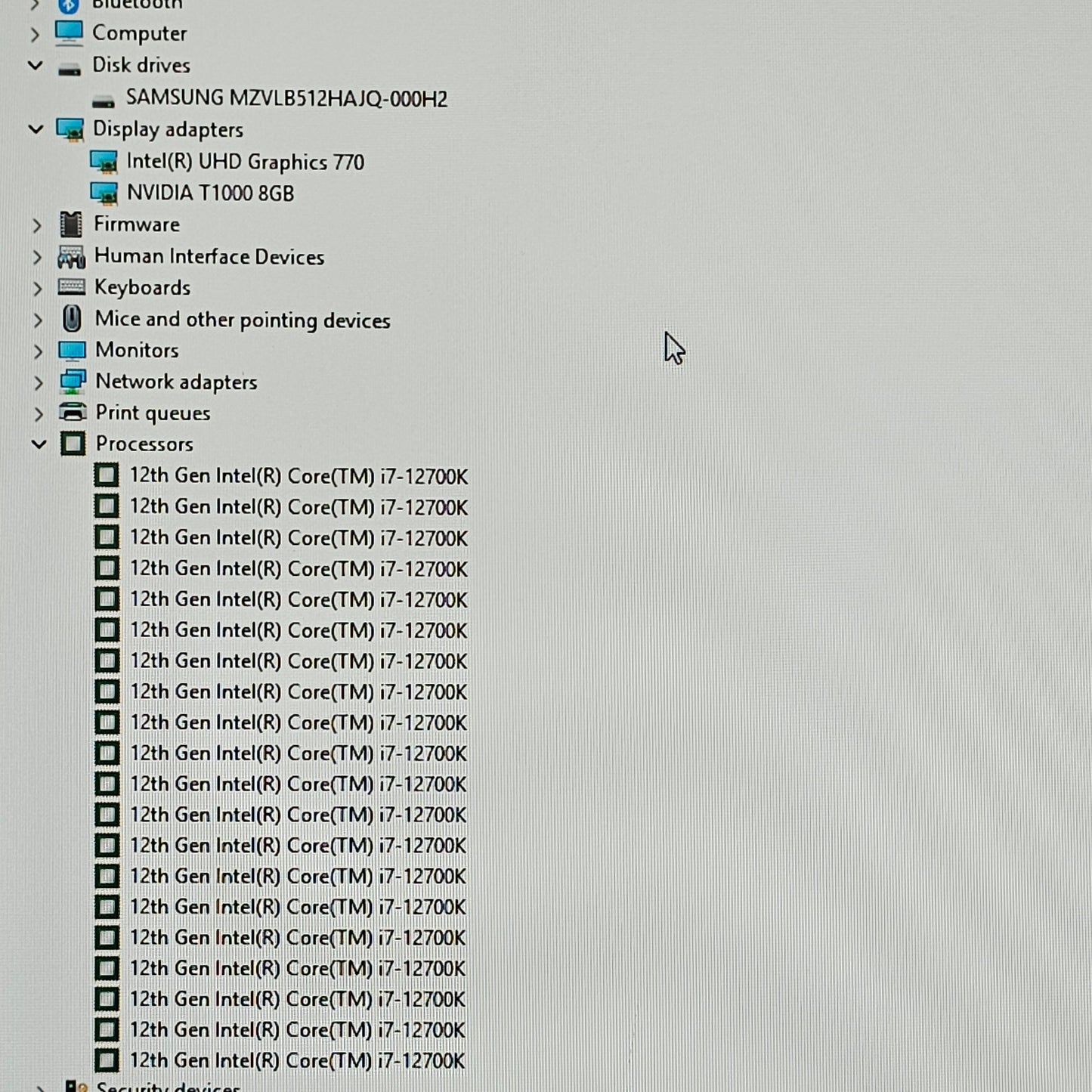 HP Z2 Mini G9 Workstation i7-12700 32GB RAM 512GB SSD T1000