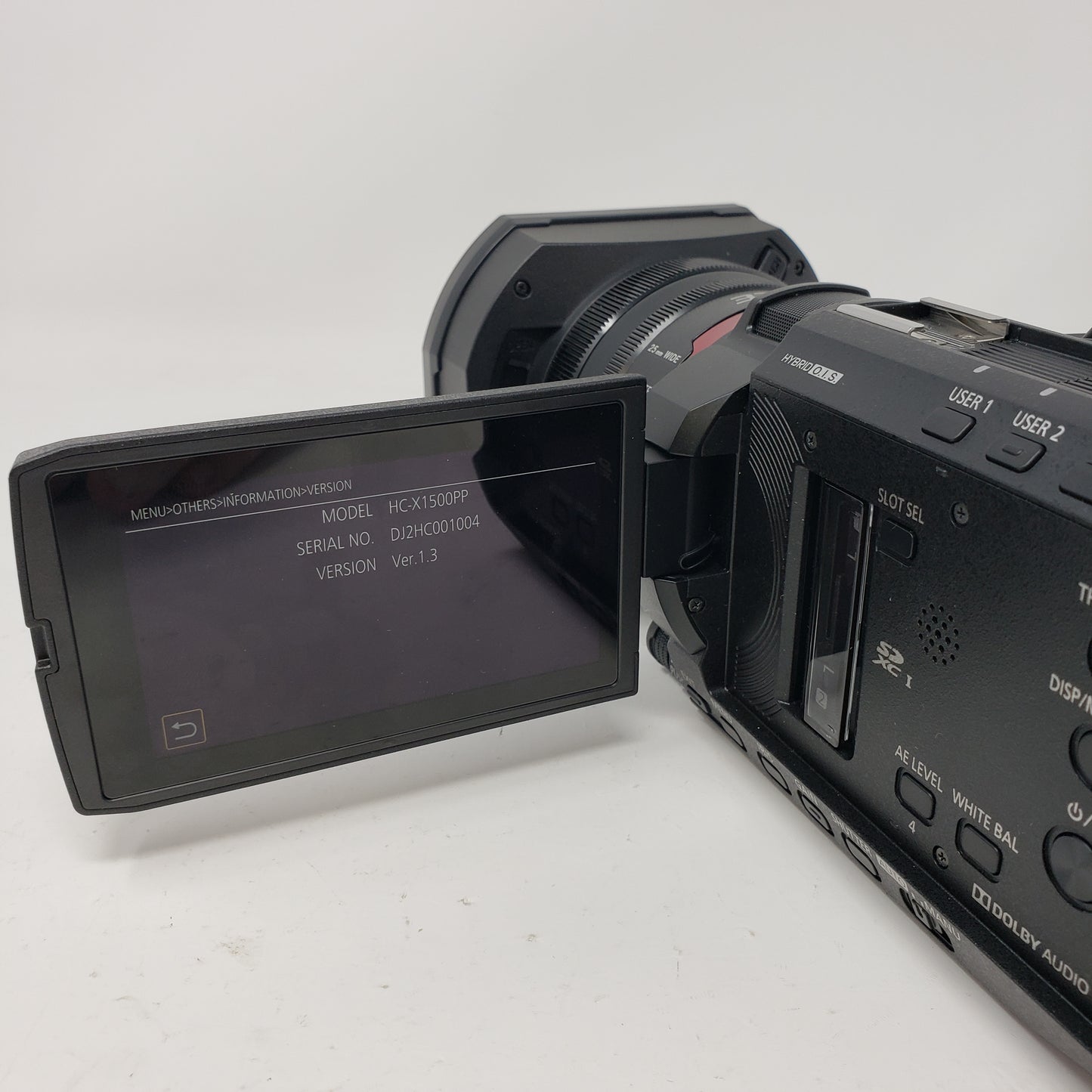 Panasonic HC-X1500 4K Video Camcorder