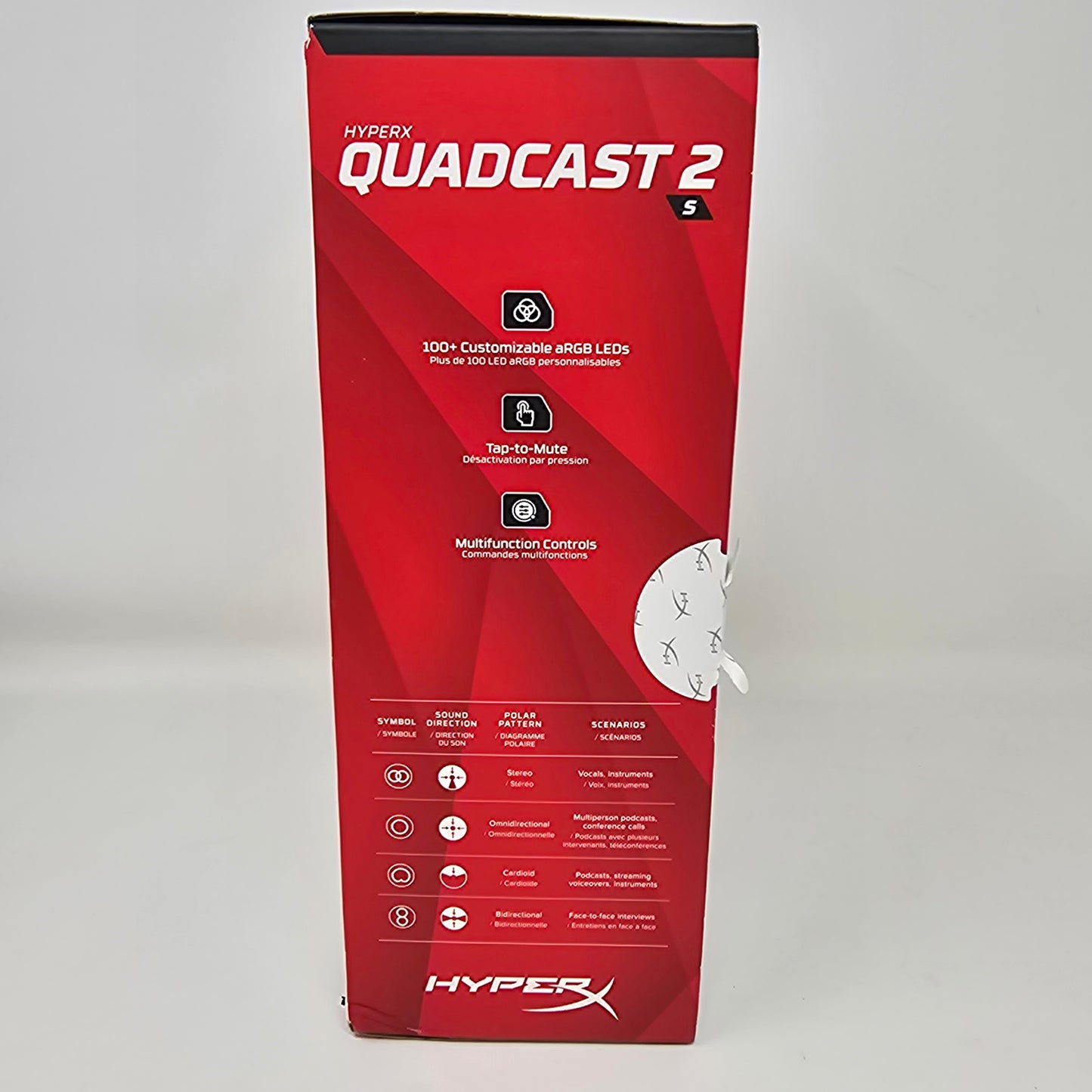 New HyperX Quadcast 2 S Condenser Microphone 9A273A6