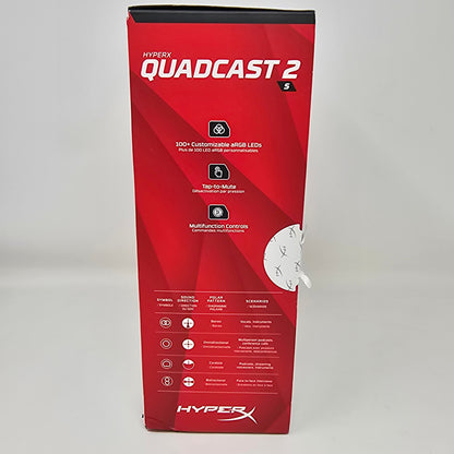 New HyperX Quadcast 2 S Condenser Microphone 9A273A6