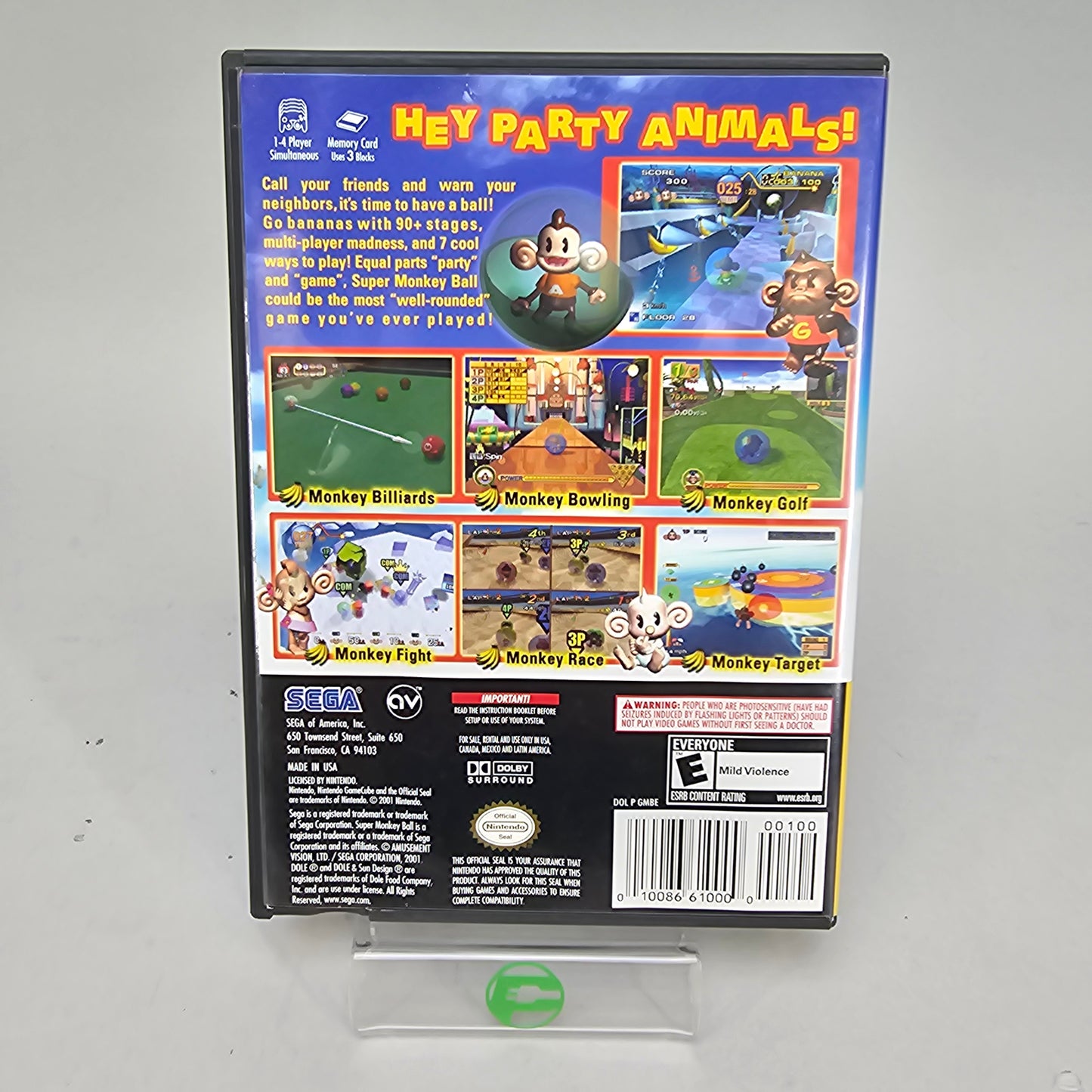 Super Monkey Ball (Nintendo GameCube, 2001)