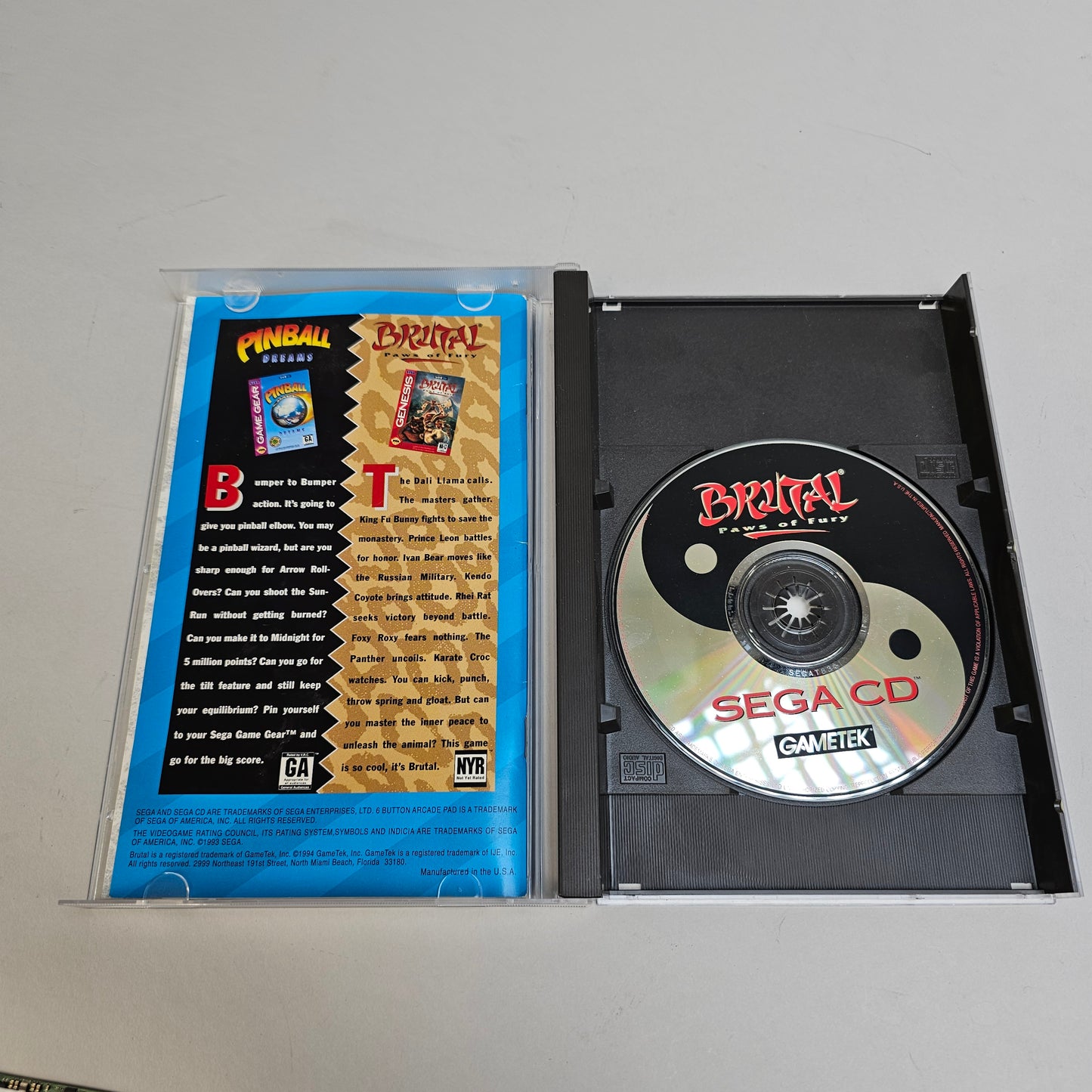 Brutal Paws of Fury (Sega CD, 1992)