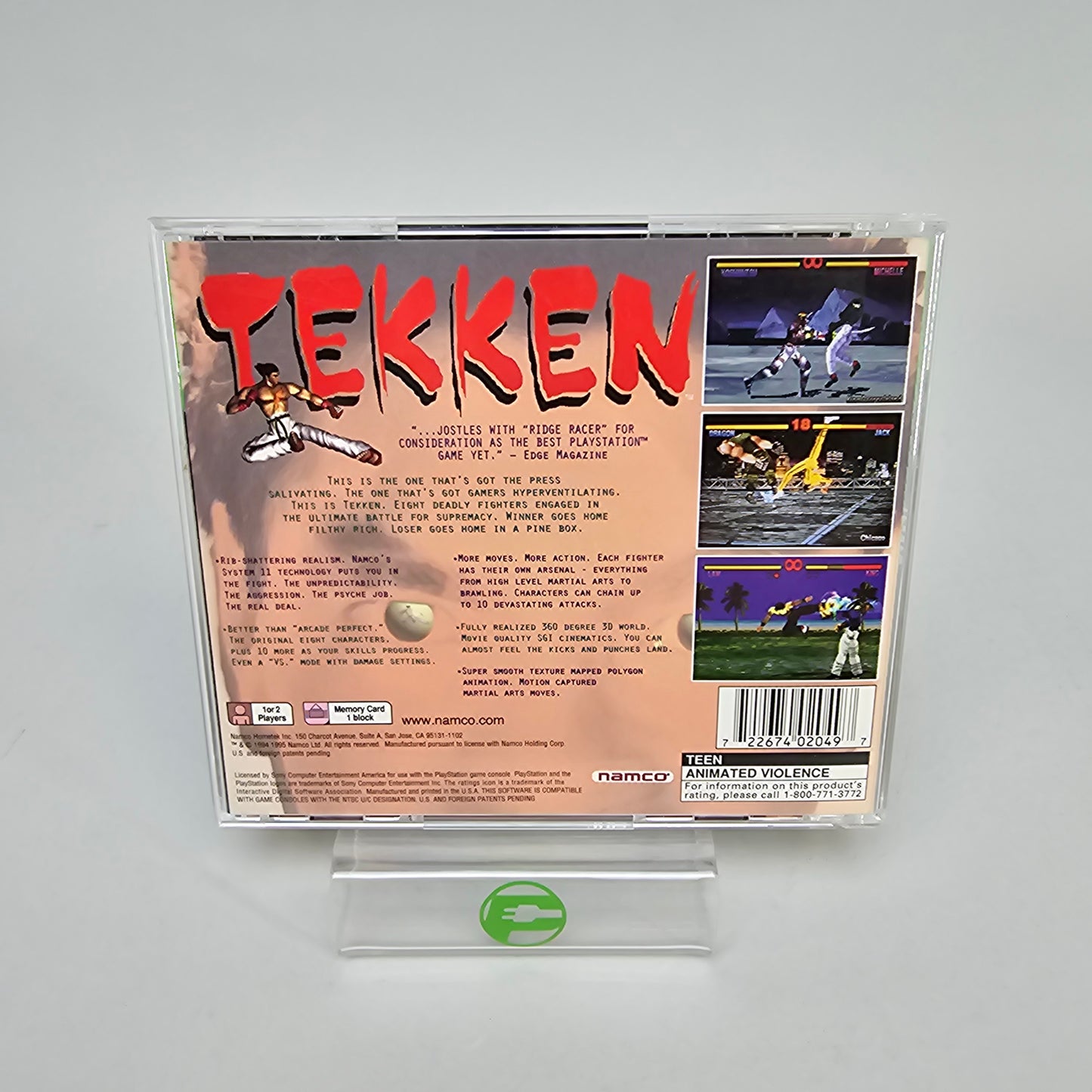 Tekken [Greatest Hits] (Sony PlayStation 1 PS1, 1995)