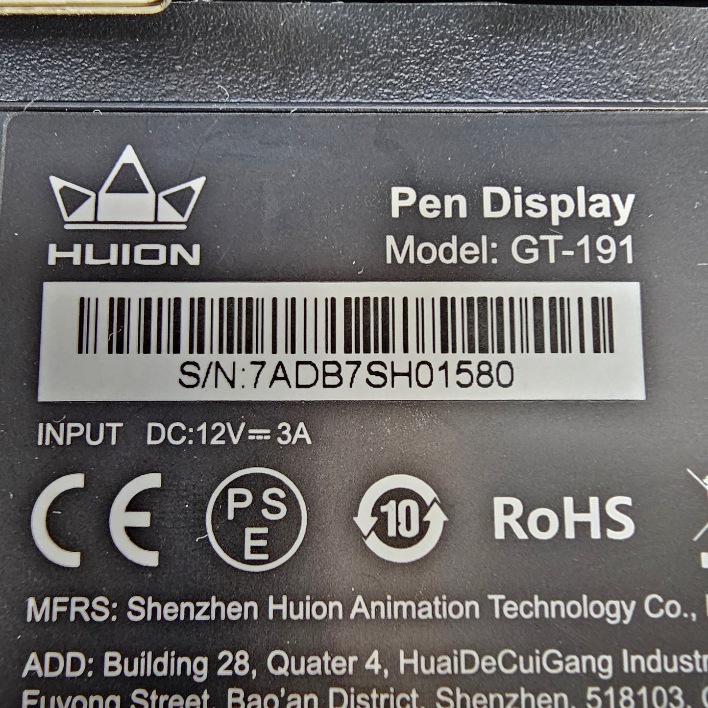 Huion Kamvas Pen Display GT-191