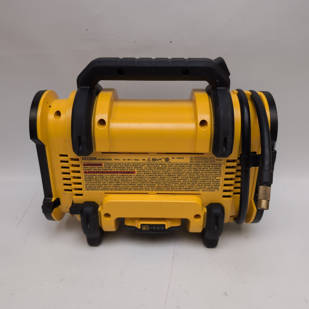 DeWalt DCC020I Air Inflator