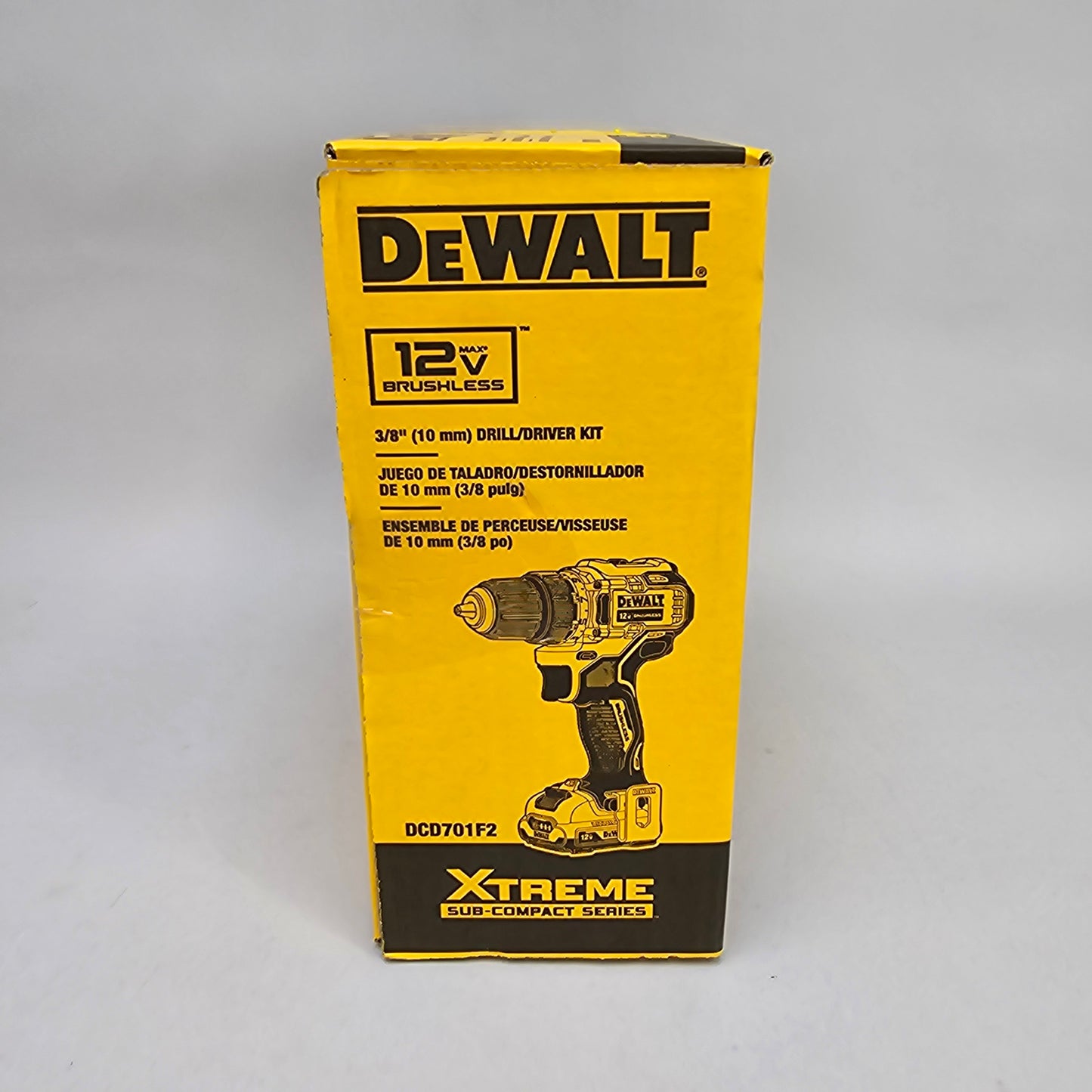 New DeWalt DCD701F2 12V Max 3/8" Drill / Driver Kit