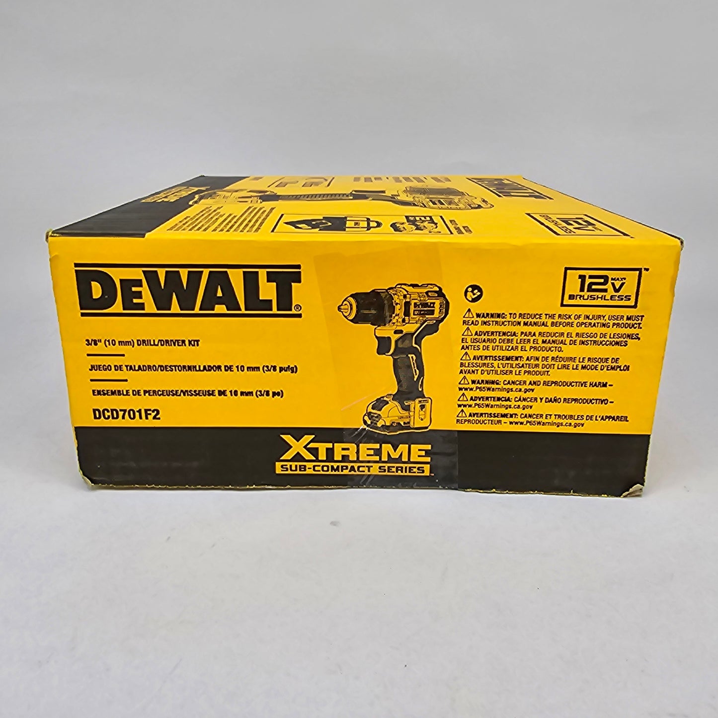 New DeWalt DCD701F2 12V Max 3/8" Drill / Driver Kit