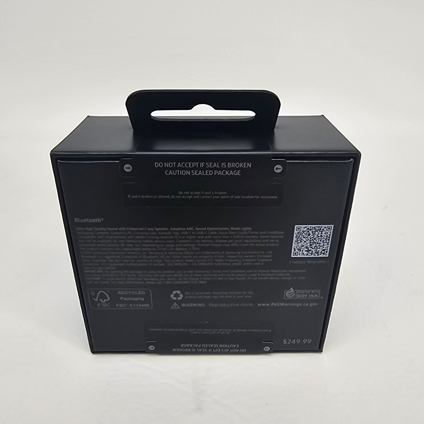 New Samsung Buds 3 Pro SM-R630 Noise Cancelling Wireless Bluetooth Earbuds Black