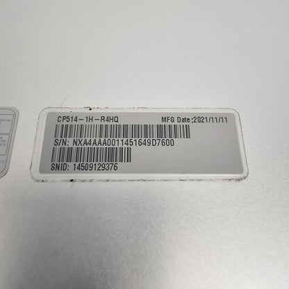 Acer Chromebook Spin 514 CP514-1H 14" Ryzen 3 3250C 2.6GHz 8GB RAM 128GB eMMC