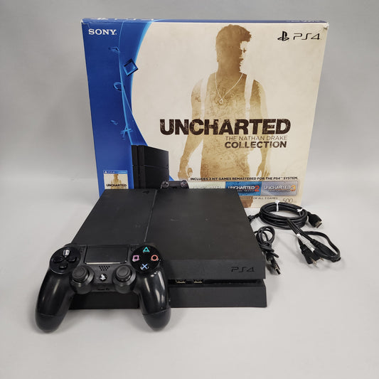 Sony PlayStation 4 PS4 500GB Black Console Gaming System CUH-1215A Firmware 8.01