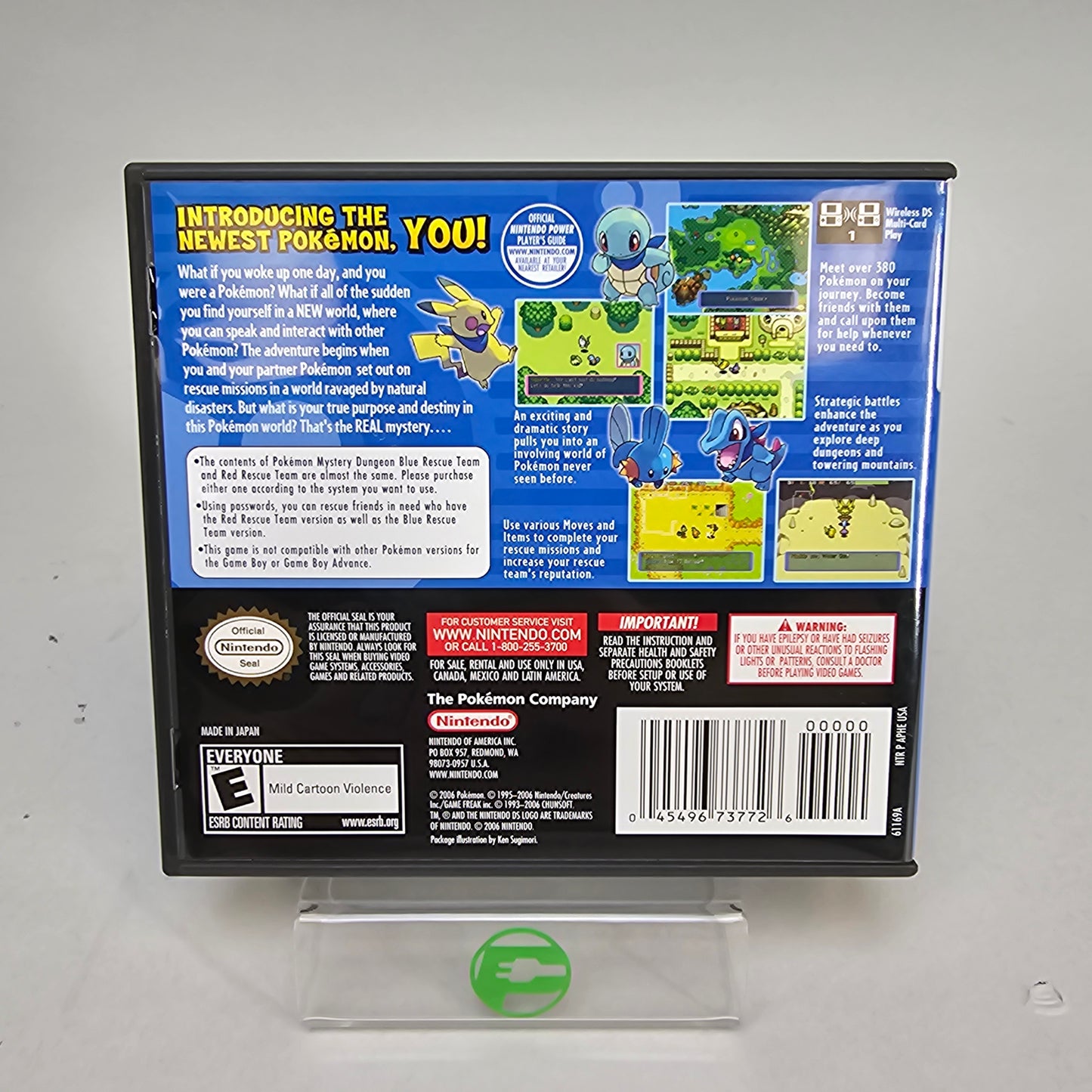 Pokemon Mystery Dungeon Blue Rescue Team (Nintendo DS, 2006)