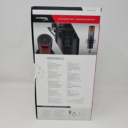 New HyperX Quadcast 2 S Condenser Microphone 9A273A6