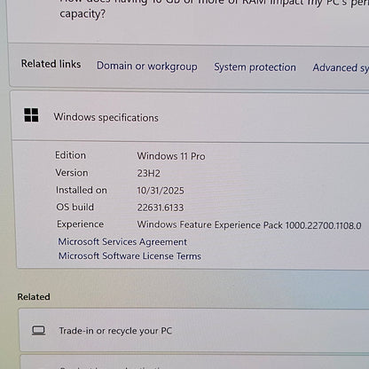 Dell Precision 5690 16" Core Ultra 7 165H 3.8GHz 64GB RAM 1TB SSD RTX A1000