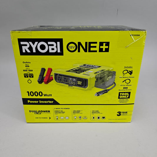 New Ryobi ryi1030avnm 1000 Watt Power Inverter