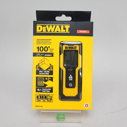 New DeWalt DWHT77100 Laser Distance Measurer