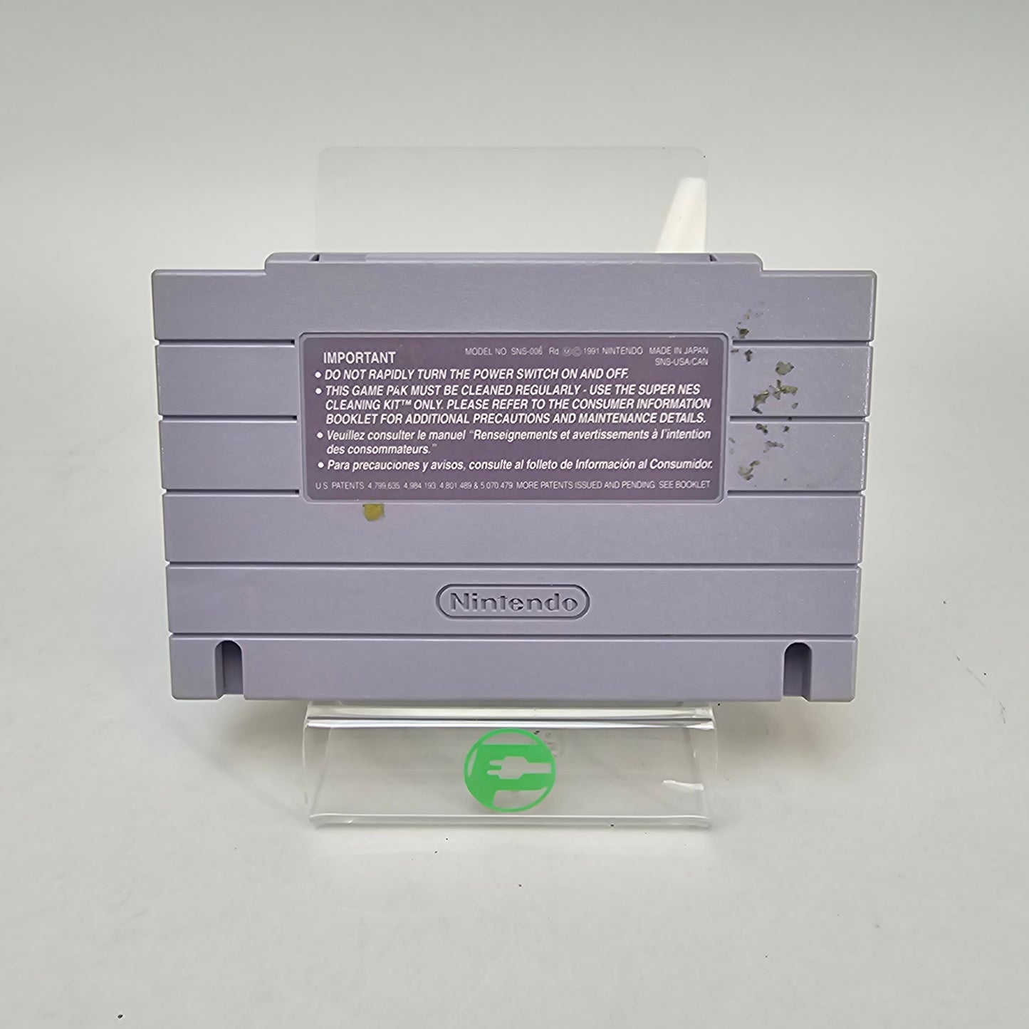 Teenage Mutant Ninja Turtles IV Turtles in Time (SNES, 1992) Cartridge Only