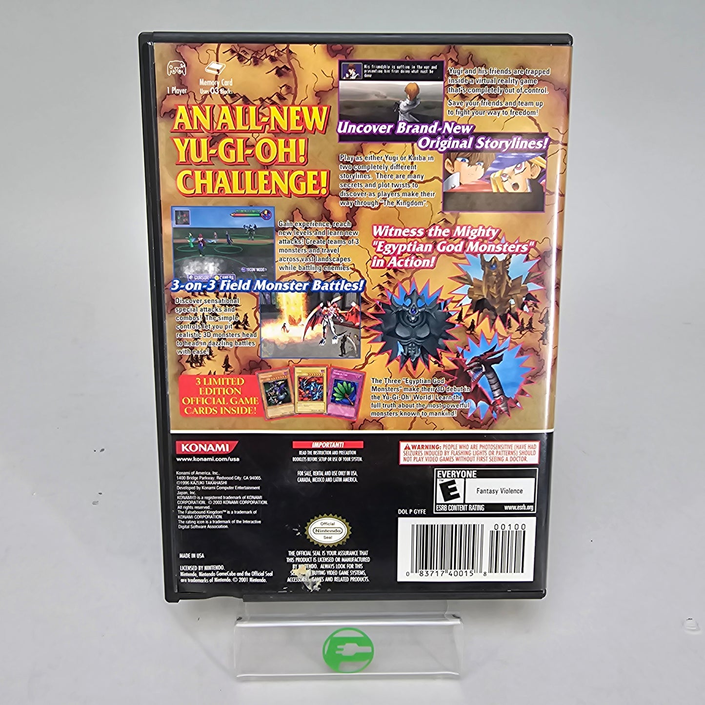 Yu-Gi-Oh Falsebound Kingdom (Nintendo GameCube, 2003)