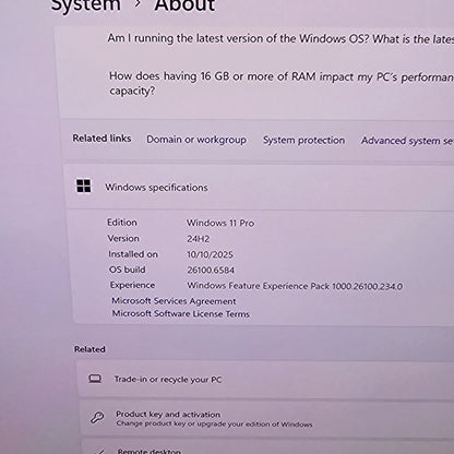 Dell Precision 5680 16" i7-13800H 2.5GHz 64GB RAM 1TB SSD RTX A1000