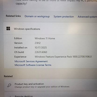 HP Omen 16-AE0073CL 16" i7-14650HX 2.2GHz 64GB RAM 2TB SSD 2TB SSD RTX 4060