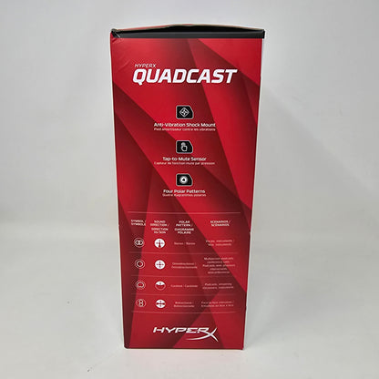 New HyperX Quadcast USB Microphone HX-MICQC-BK