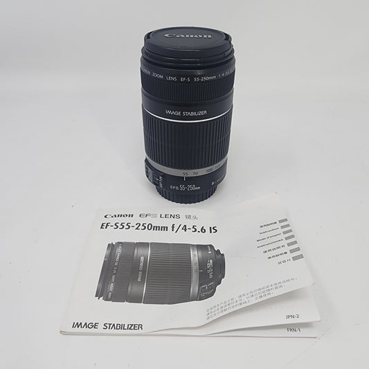 Canon EF-S Zoom Lens 55-250mm f/4-5.6 READ