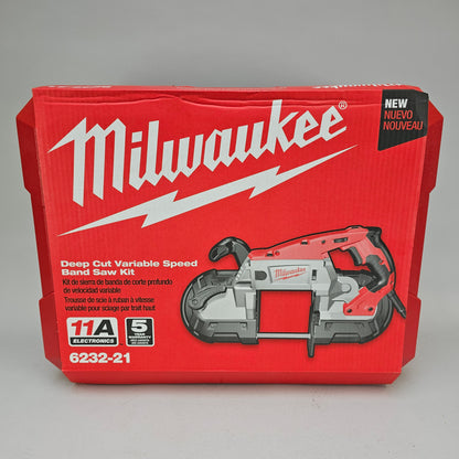 New Milwaukee 6232-21 Deep Cut Variable Speed Band Saw Kit