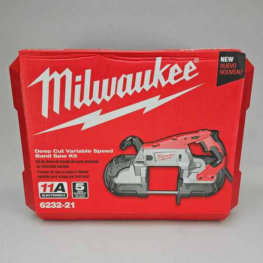 New Milwaukee 6232-21 Deep Cut Variable Speed Band Saw Kit